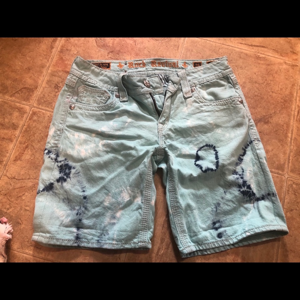 Nwot rock revival jean shorts sz 26